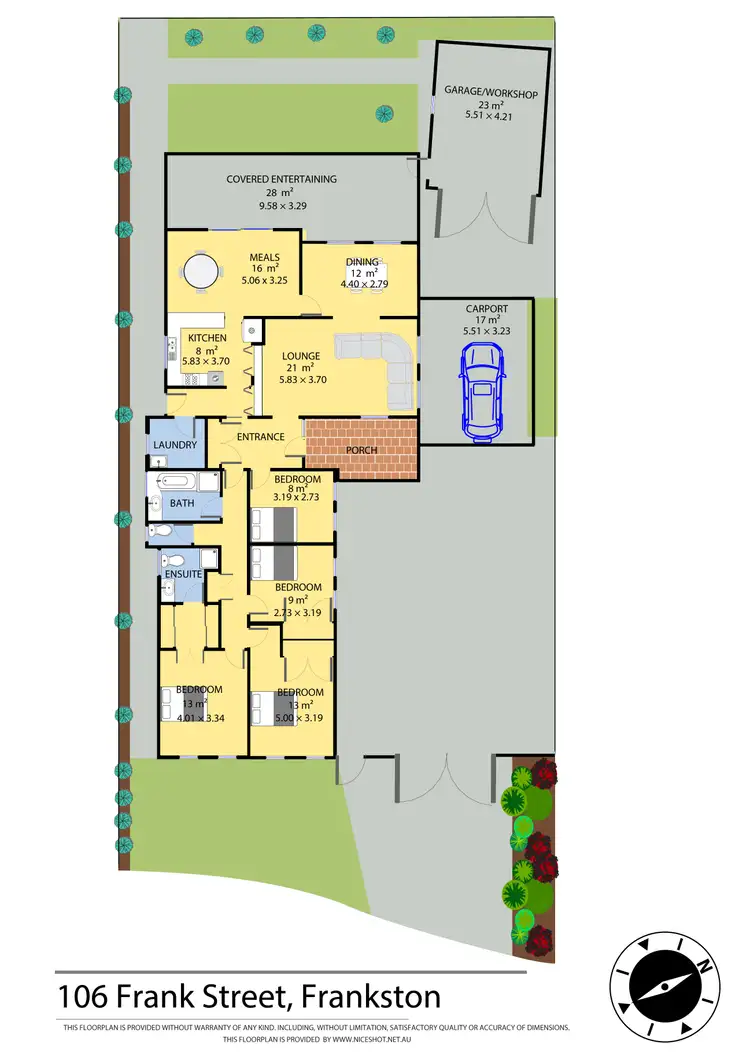 Floorplan of Homely house listing, 106 Frank Street, Frankston VIC 3199