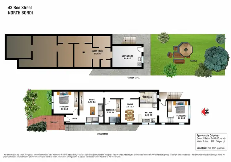 Floorplan of Homely house listing, 43 Roe Street, North Bondi NSW 2026