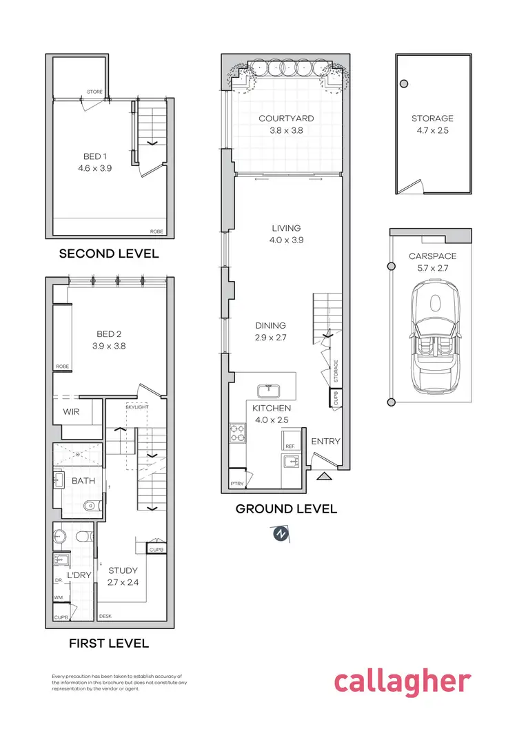 Floorplan of Homely apartment listing, 1/32-40 Gibbens Street, Camperdown NSW 2050