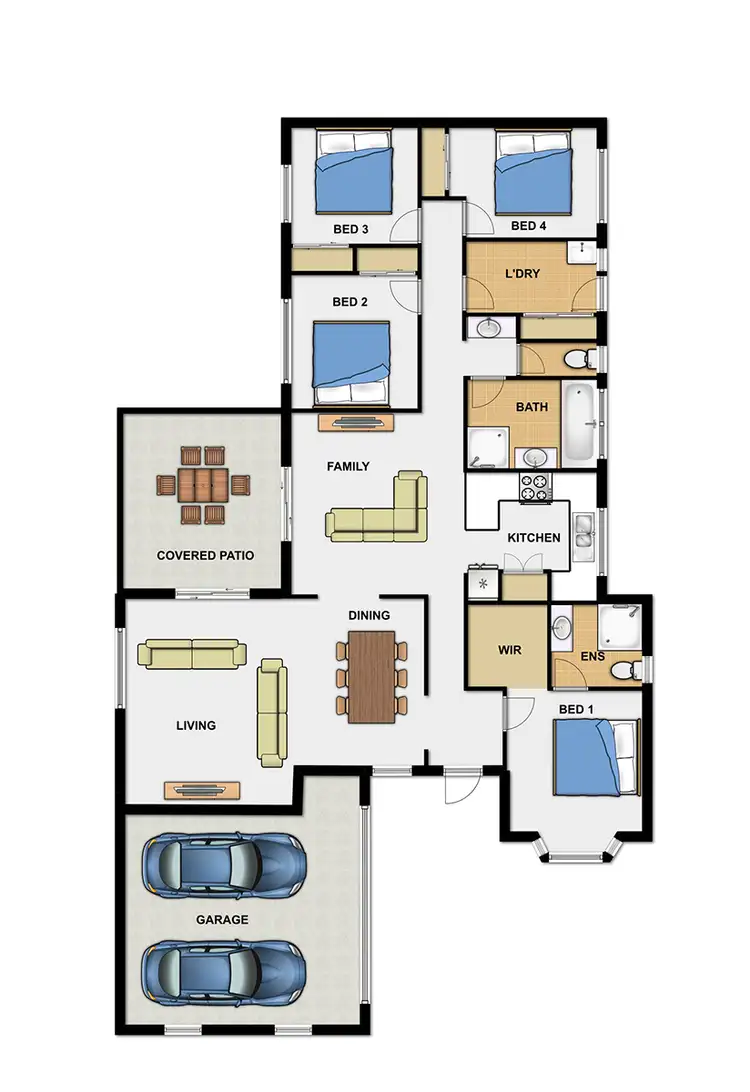 Floorplan of Homely house listing, 17 Bullen Circuit, Forest Lake QLD 4078