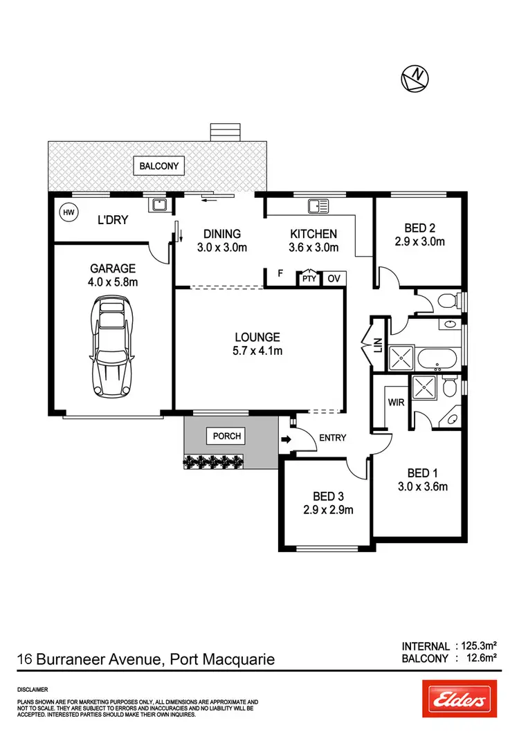 Floorplan of Homely house listing, 16 Burraneer Avenue, Port Macquarie NSW 2444