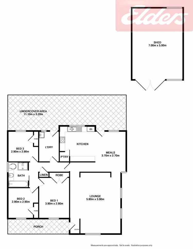 Floorplan of Homely house listing, 4 Heckendorf Road, Wodonga VIC 3690