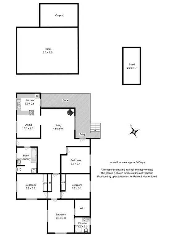 Floorplan of Homely house listing, 44 Gully Road, Dodges Ferry TAS 7173