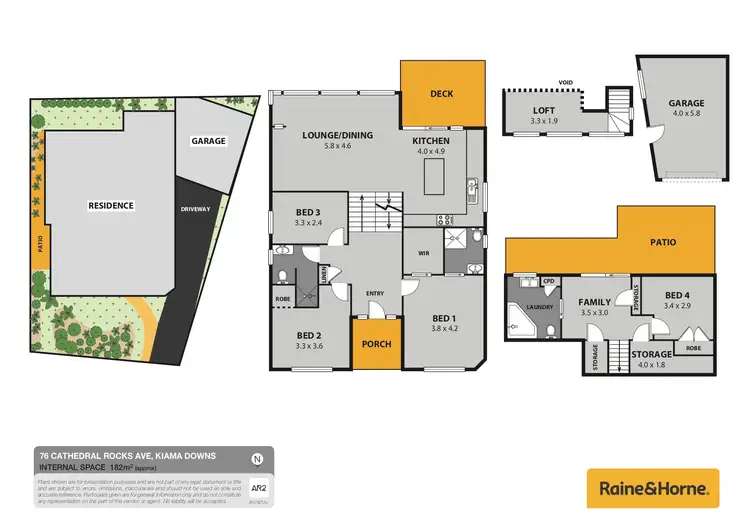 Floorplan of Homely house listing, 76 Cathedral Rocks Avenue, Kiama Downs NSW 2533