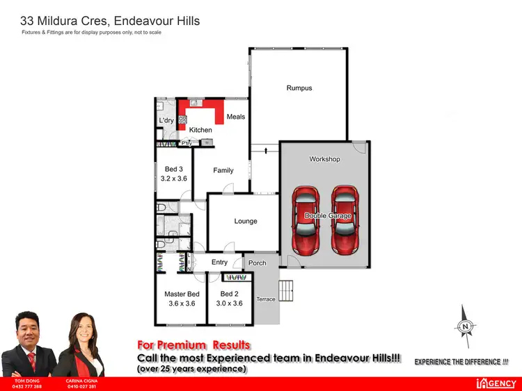 Floorplan of Homely house listing, 33 Mildura Crescent, Endeavour Hills VIC 3802