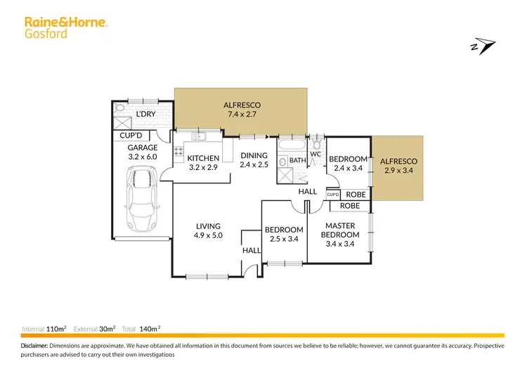 Floorplan of Homely villa listing, 1/2 Cathy Crescent, Narara NSW 2250