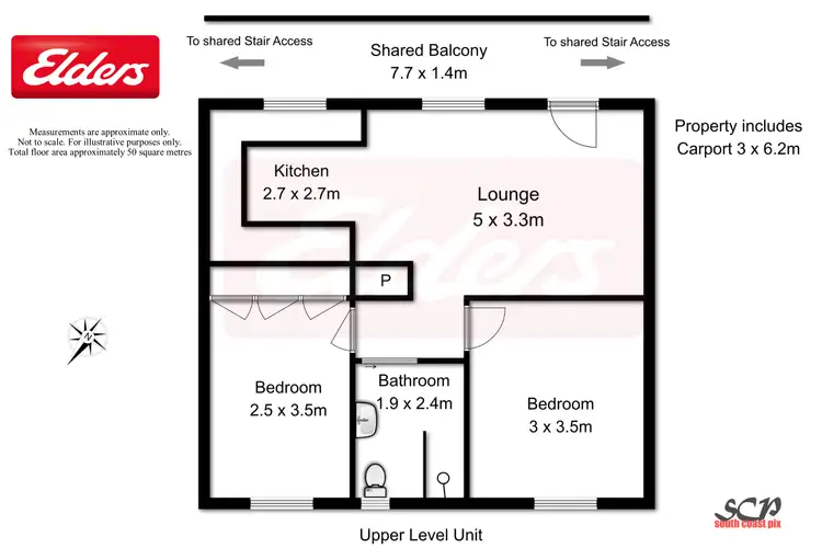 Floorplan of Homely unit listing, 4/25 Wharf Road, Surfside NSW 2536