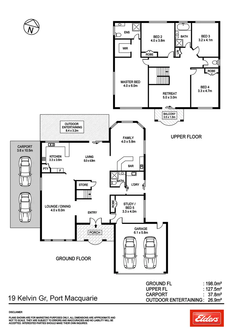 Floorplan of Homely house listing, 19 Kelvin Grove, Port Macquarie NSW 2444