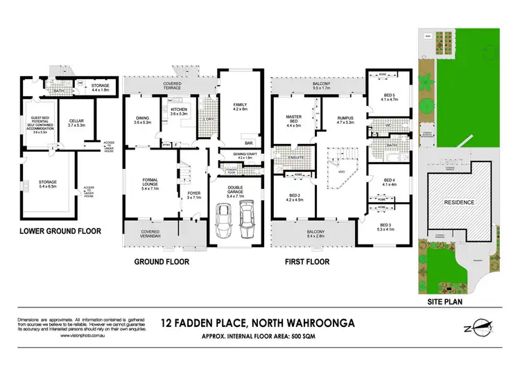 Floorplan of Homely house listing, 12 Fadden Place, Wahroonga NSW 2076