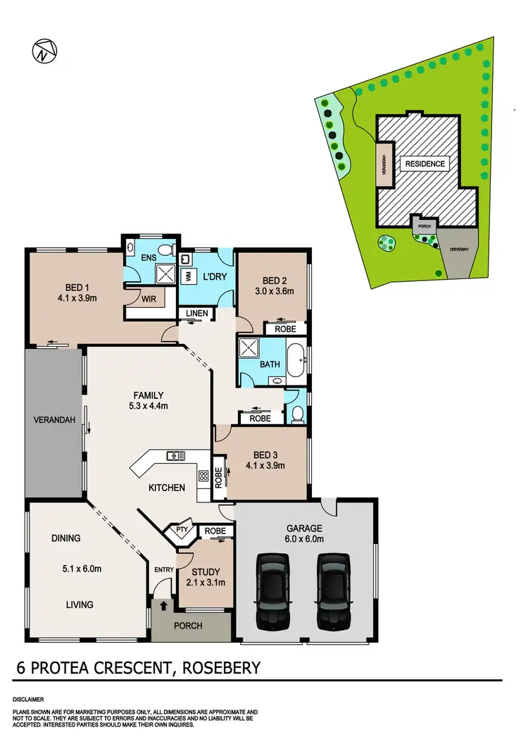 Floorplan of Homely house listing, 6 Protea Crescent, Rosebery NT 832