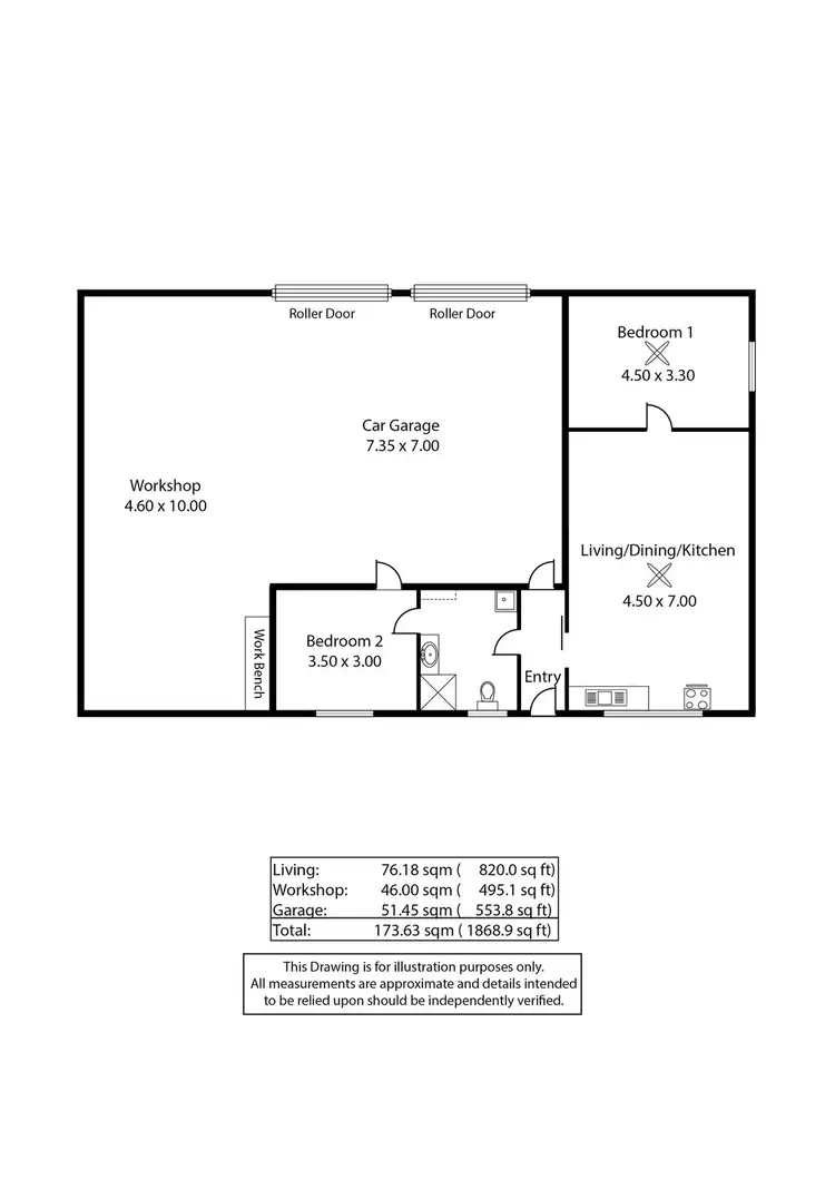 Floorplan of Homely rural property listing, 4044 Old Princes Highway, Murray Bridge SA 5253