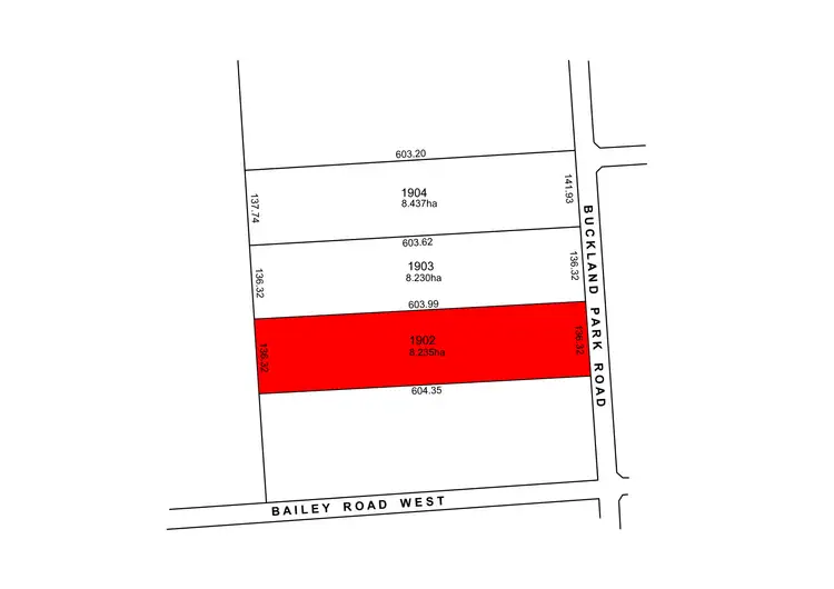 Floorplan of Homely land listing, Lot 1902 Buckland Park Road, Two Wells SA 5501