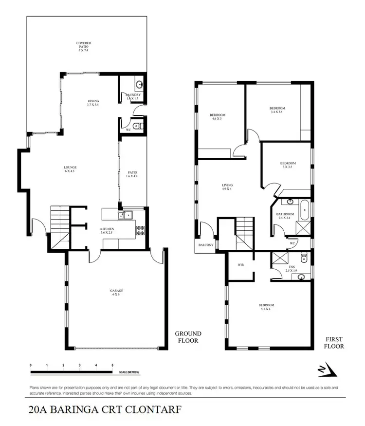 Floorplan of Homely house listing, 20a Baringa Street, Clontarf QLD 4019