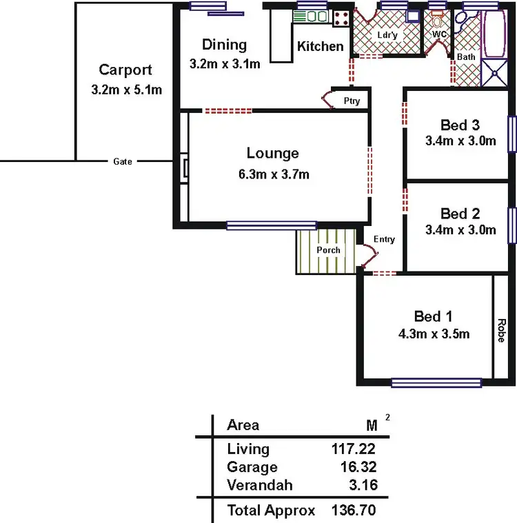 Floorplan of Homely house listing, 25 Barnett Street, Salisbury SA 5108