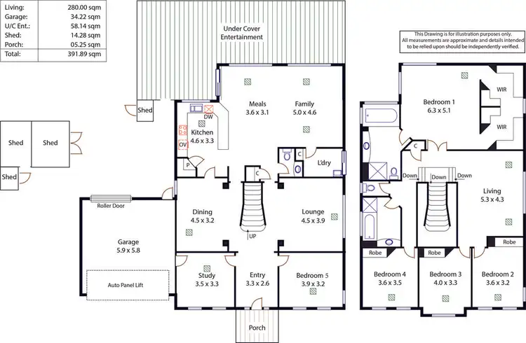 Floorplan of Homely house listing, 124 Target Hill Road, Salisbury Heights SA 5109