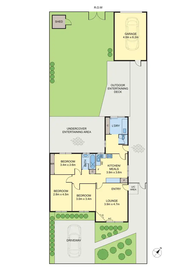 Floorplan of Homely house listing, 20 Edina Street, Williamstown VIC 3016