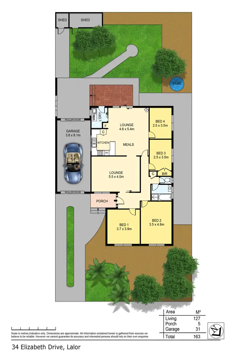 Floorplan of Homely house listing, 34 Elizabeth Drive, Lalor VIC 3075