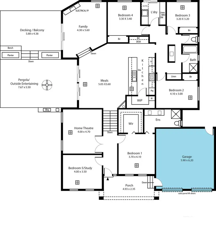 Floorplan of Homely house listing, 19 Cascabel Way, Noarlunga Downs SA 5168