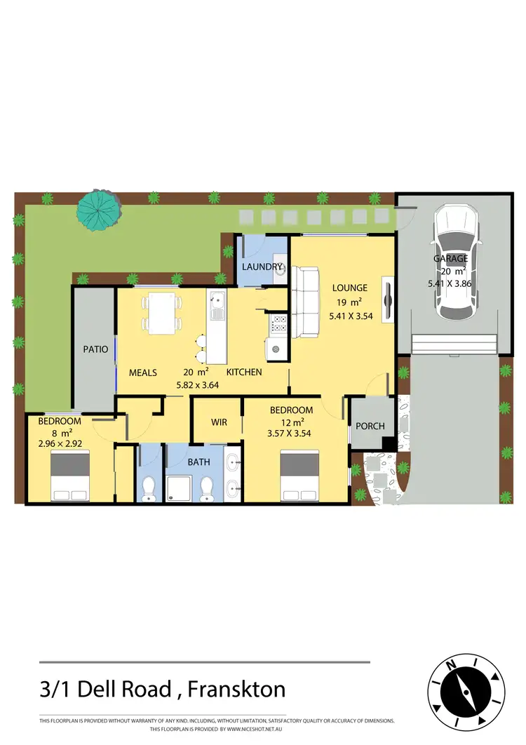 Floorplan of Homely townhouse listing, 3/1 Dell Road, Frankston VIC 3199