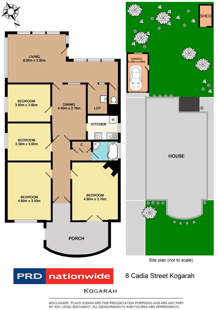 Floorplan of Homely house listing, 8 Cadia Street, Kogarah NSW 2217