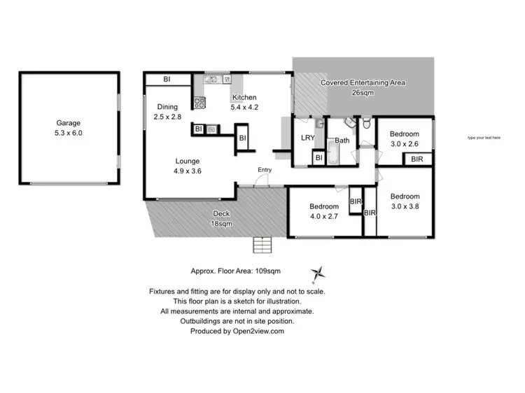 Floorplan of Homely house listing, 5 Bealiba Place, Kingston Beach TAS 7050