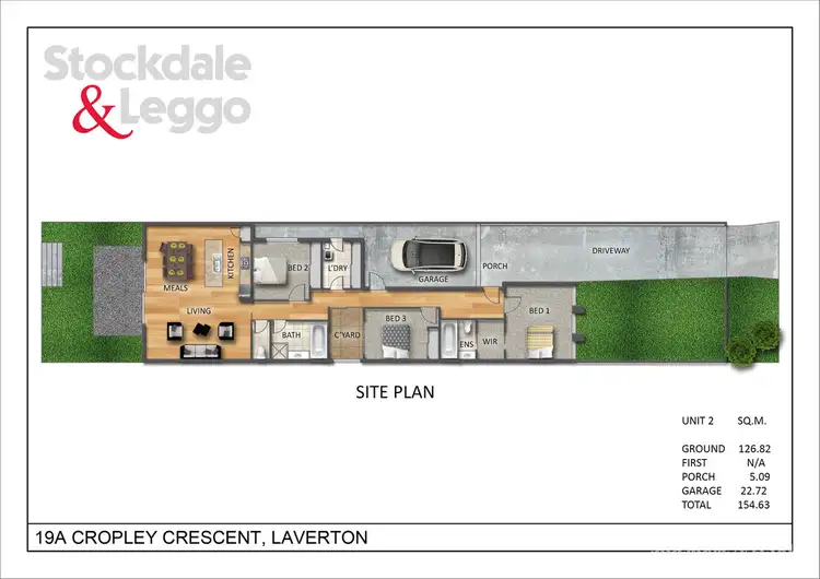 Floorplan of Homely house listing, 19A Cropley Crescent, Laverton VIC 3028