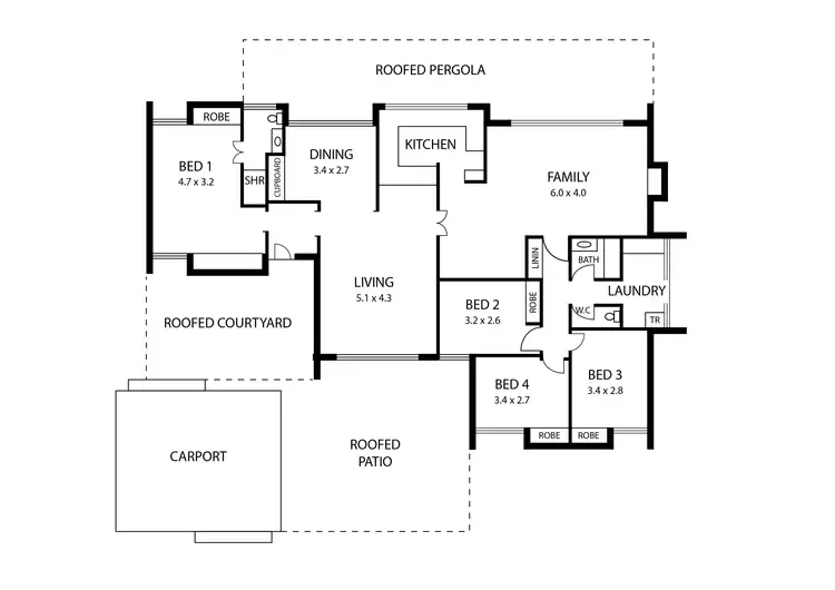 Floorplan of Homely house listing, 21 Springbank Close, Darlington WA 6070
