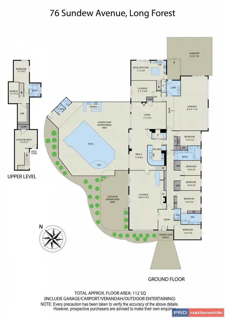 Floorplan of Homely house listing, 76 Sundew Avenue, Long Forest VIC 3340