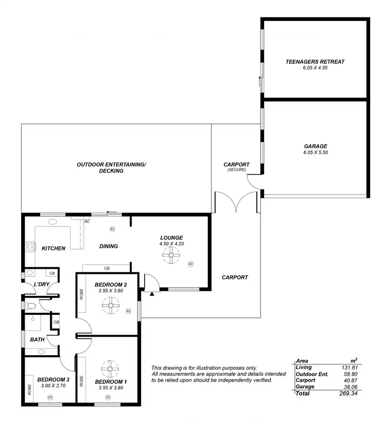 Floorplan of Homely house listing, 23 Moore Road, Reynella SA 5161