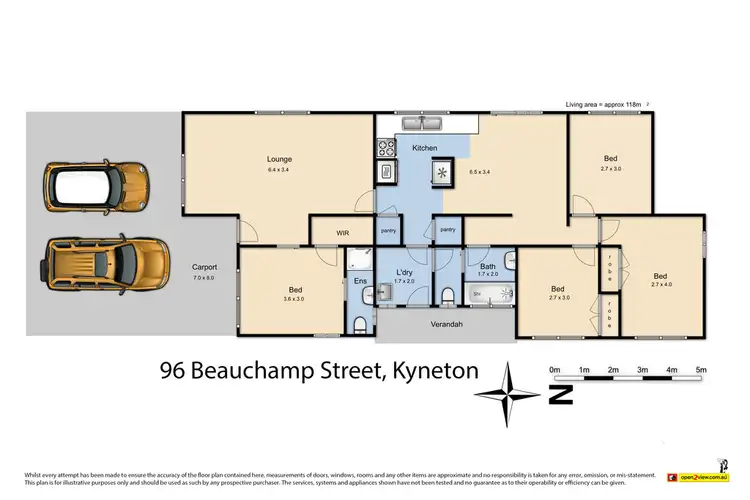 Floorplan of Homely house listing, 96 Beauchamp Street, Kyneton VIC 3444