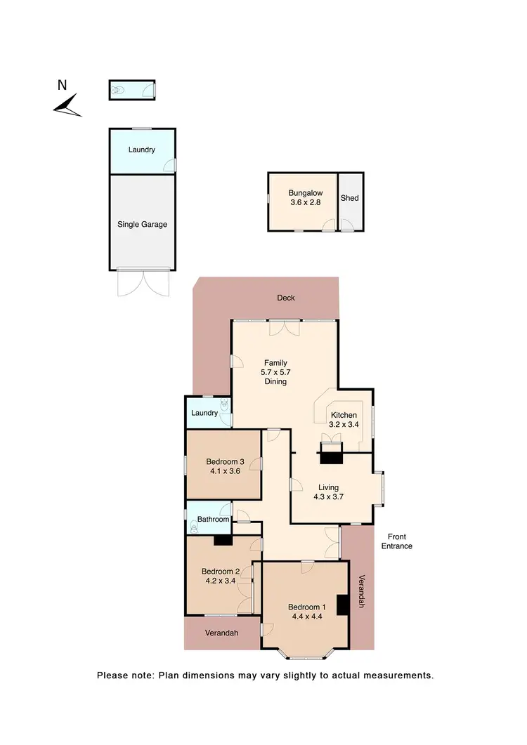 Floorplan of Homely house listing, 818 Armstrong Street North, Soldiers Hill VIC 3350