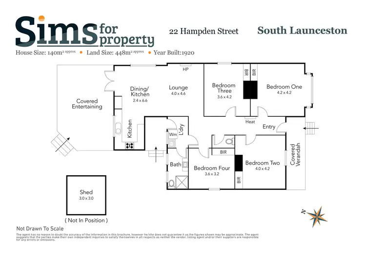 Floorplan of Homely house listing, 22 Hampden Street, South Launceston TAS 7249