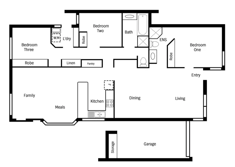 Floorplan of Homely townhouse listing, 2/18 Watts Street, Greenway ACT 2900