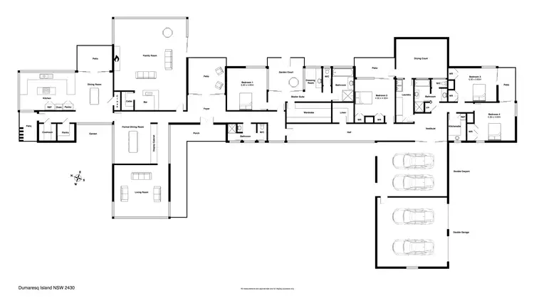 Floorplan of Homely rural property listing, 43 Dumaresq Island Road, Dumaresq Island NSW 2430