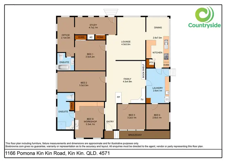 Floorplan of Homely house listing, 1166 Pomona Kin Kin Road, Kin Kin QLD 4571