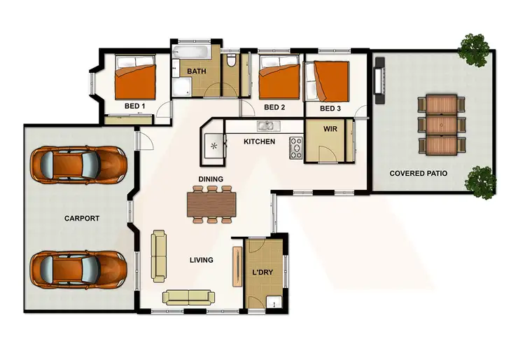 Floorplan of Homely house listing, 4 Tahan Crescent, Tanah Merah QLD 4128