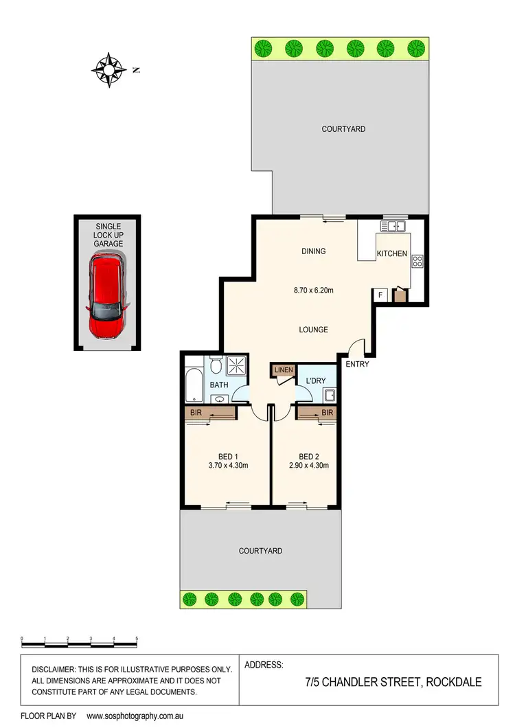 Floorplan of Homely apartment listing, 7/6-8 Chandler Street, Rockdale NSW 2216