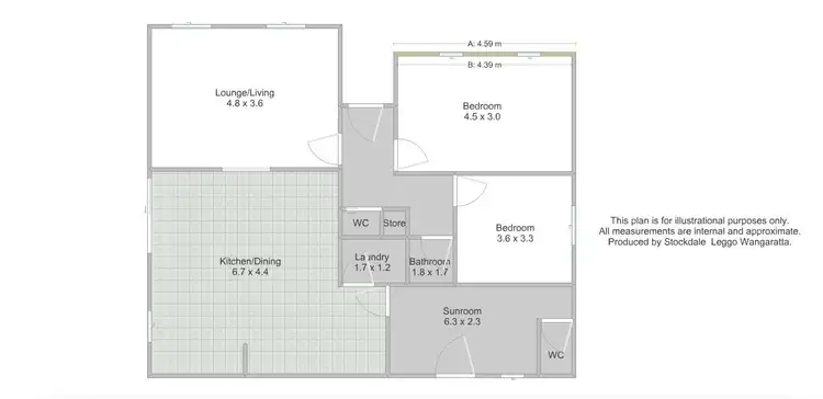 Floorplan of Homely house listing, 23 Hinchley Street, Wangaratta VIC 3677