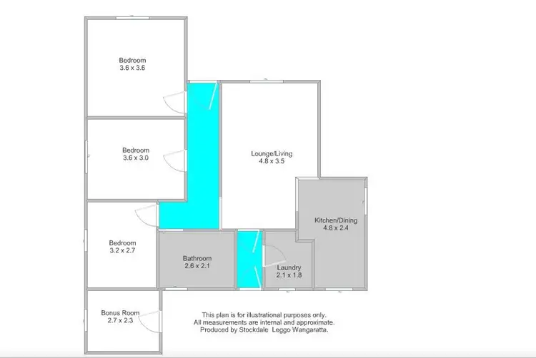 Floorplan of Homely house listing, 8 Howell Street, Wangaratta VIC 3677