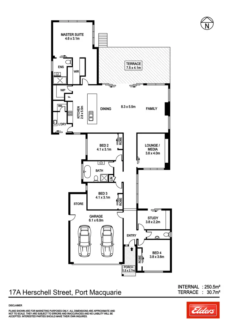 Floorplan of Homely house listing, 17A Herschell Street, Port Macquarie NSW 2444