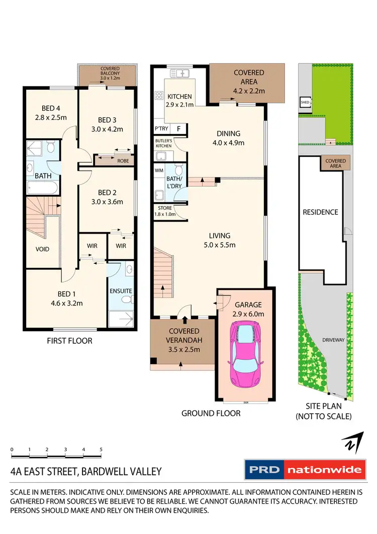 Floorplan of Homely semi-detached listing, 4A East Street, Bardwell Valley NSW 2207
