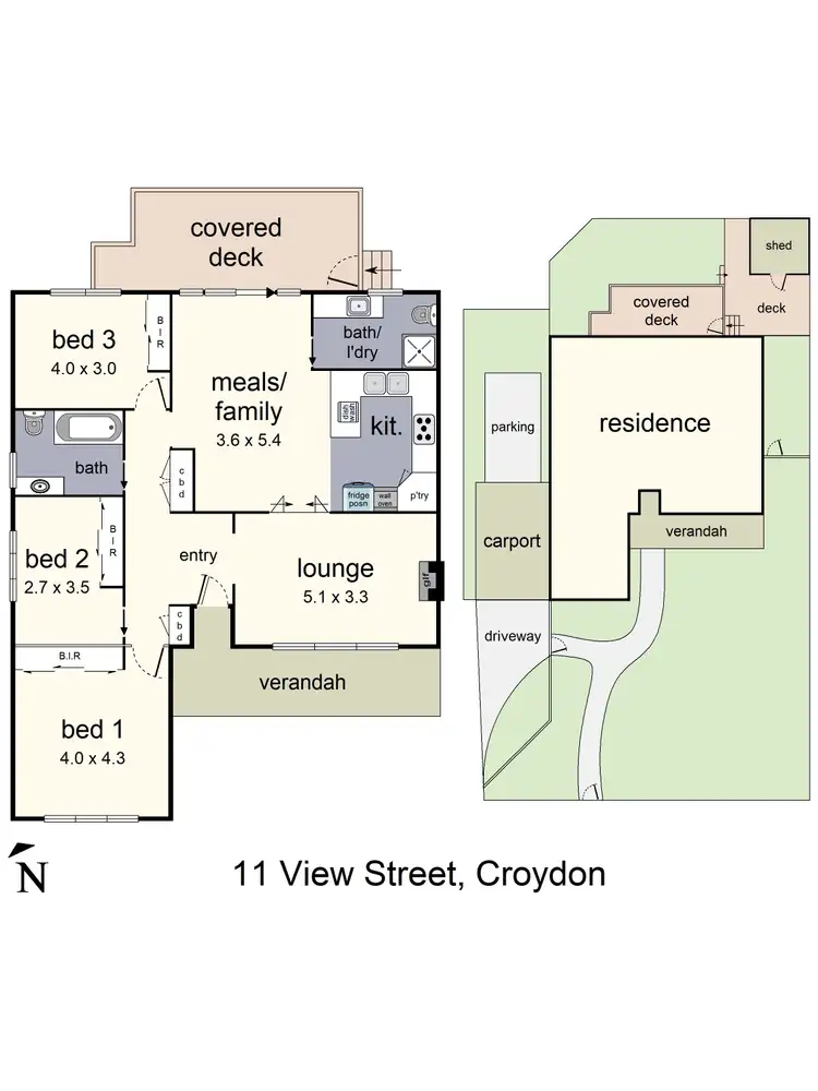 Floorplan of Homely house listing, 11 View Street, Croydon VIC 3136