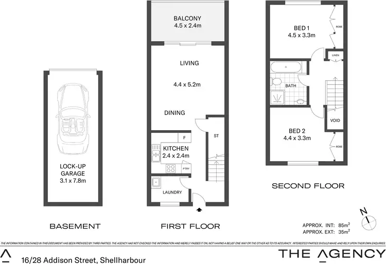 Floorplan of Homely unit listing, 16/28 Addison Street, Shellharbour NSW 2529
