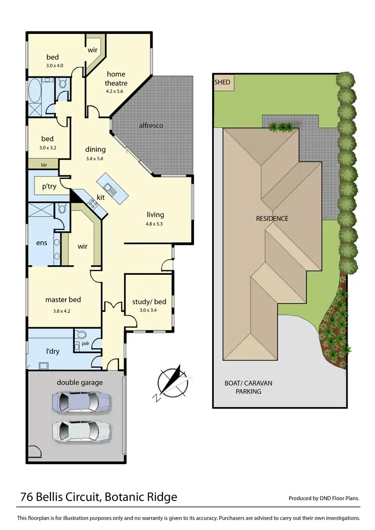 Floorplan of Homely house listing, 76 Bellis Circuit, Botanic Ridge VIC 3977