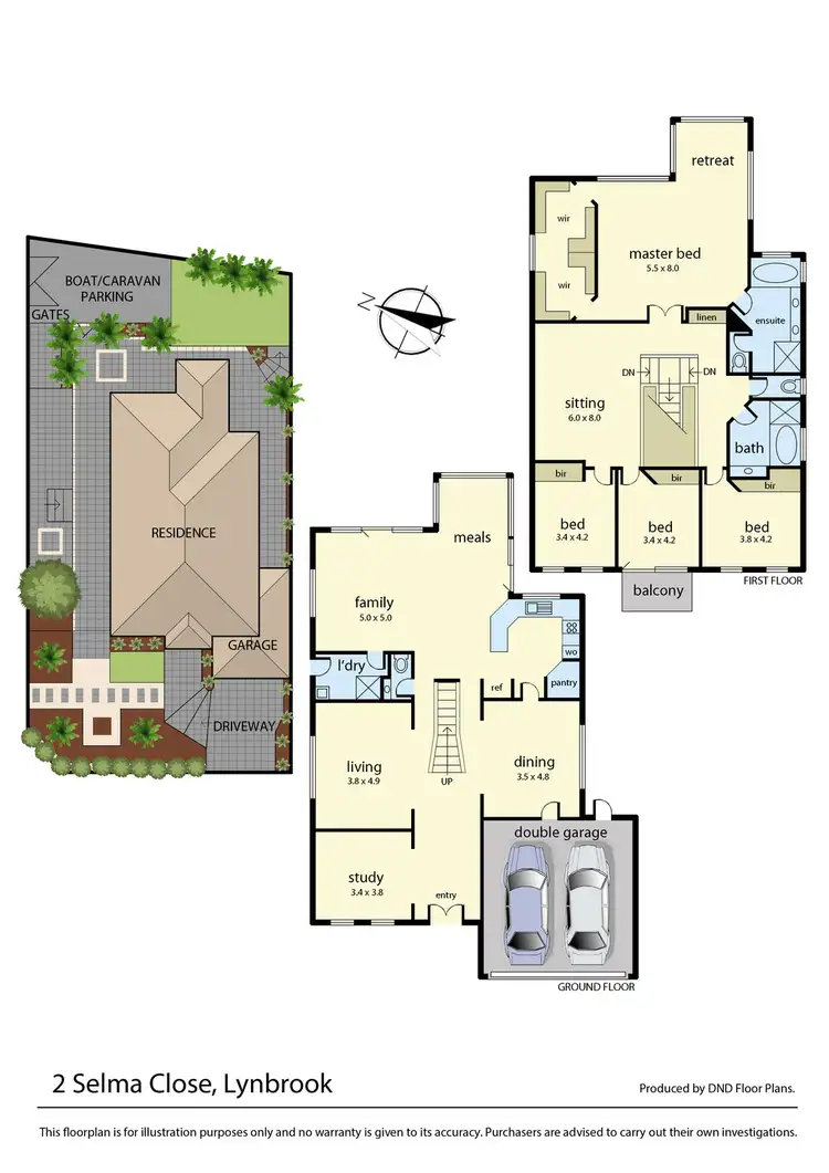 Floorplan of Homely house listing, 2 Selma Close, Lynbrook VIC 3975