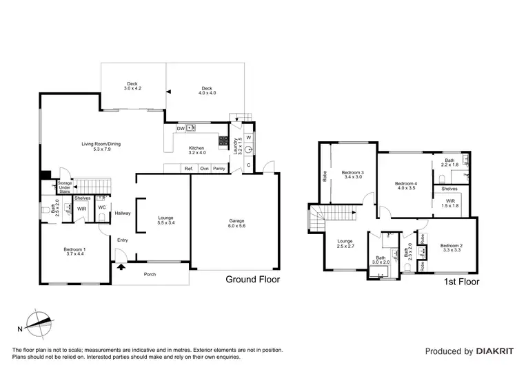 Floorplan of Homely townhouse listing, 12 Elwood Street, Notting Hill VIC 3168