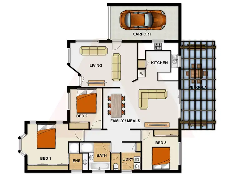 Floorplan of Homely house listing, 5 Rowena Court, Boronia Heights QLD 4124
