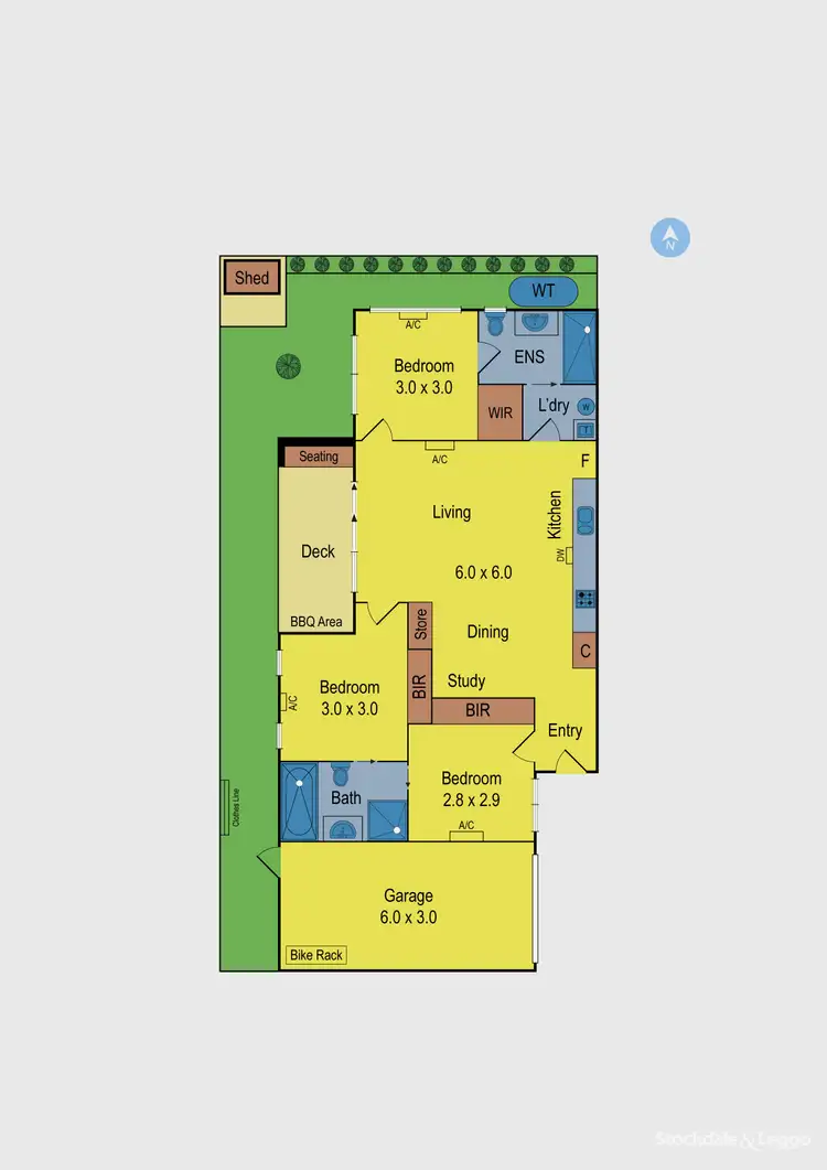 Floorplan of Homely unit listing, 4/45 Park Street, Pascoe Vale VIC 3044