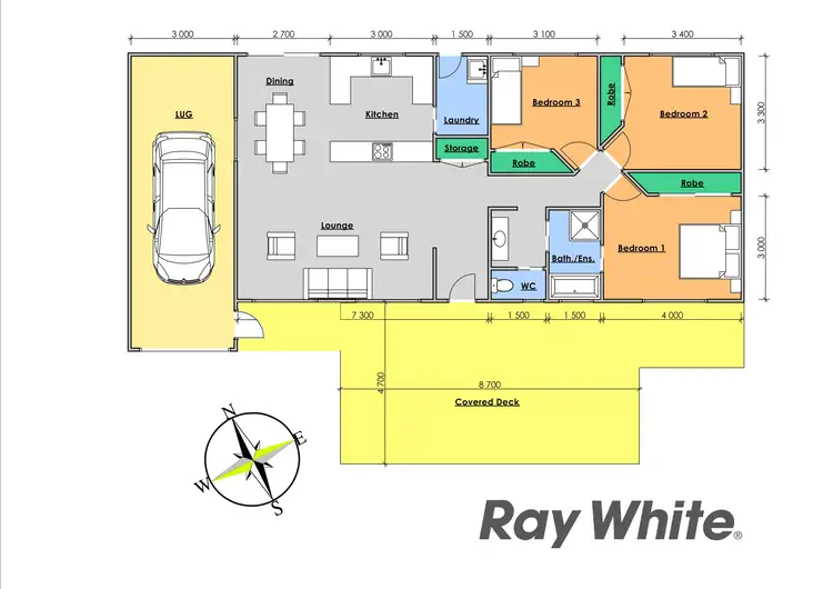 Floorplan of Homely house listing, 2 Nagle Close, Taree NSW 2430