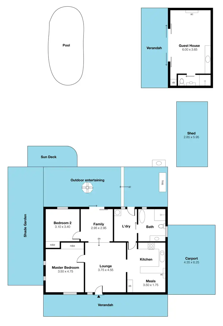 Floorplan of Homely house listing, 155 Commercial Road, Port Noarlunga South SA 5167